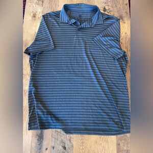 Champion Gray Striped Polo Shirt